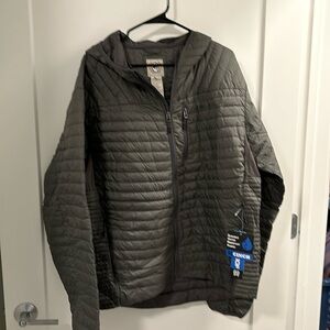 Cinch XXL Men's Mid-Weight Heather Grey Down Hooded Jacket MWJ1507001